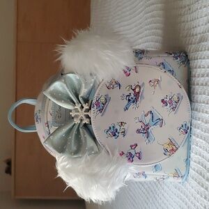 Loungefly Disney Winter Mini Backpack with Minnie Ears